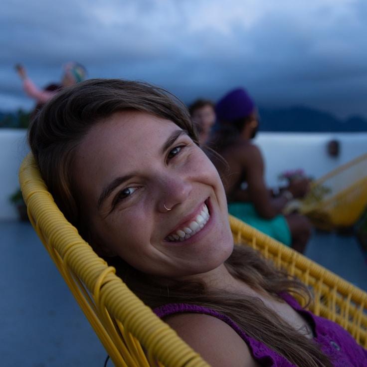 Portrait of Morgan Reed, group coordinator and fusion cooking expert